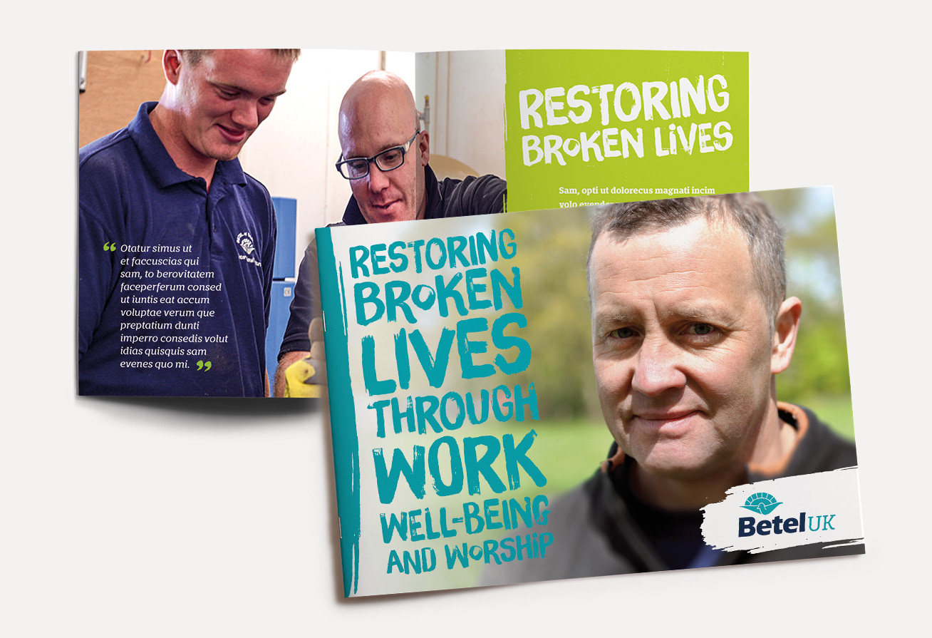 Betel UK branded collateral by IE Brand