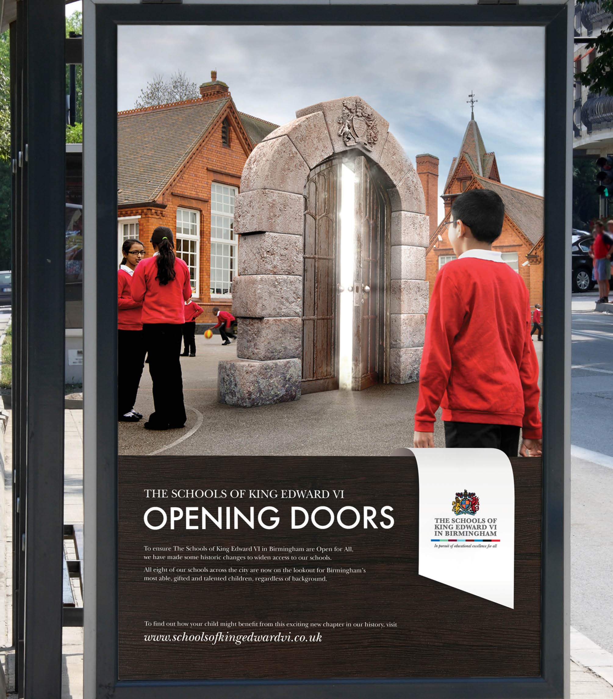 Opening Doors campaign for the Schools of King Edward VI Birmingham 