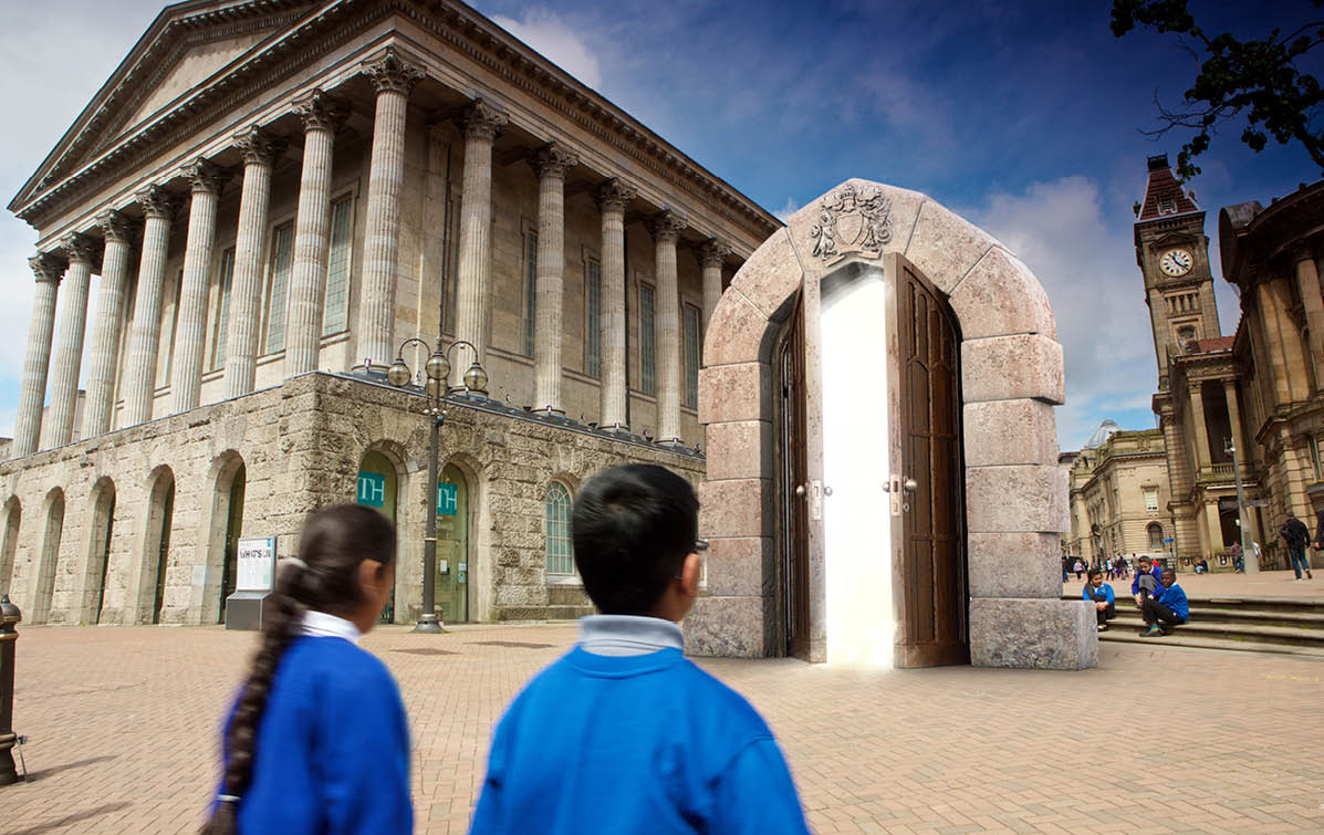 Opening Doors campaign imagery for the Schools of King Edward VI Birmingham