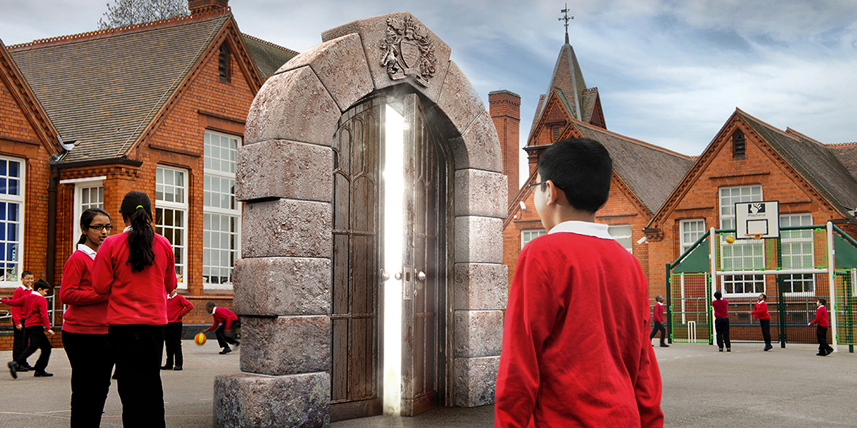 Opening Doors campaign imagery for the Schools of King Edward VI Birmingham 