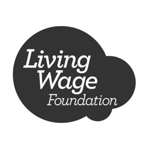 The Living Wage Foundation logo – IE is a Living Wage accredited organisation