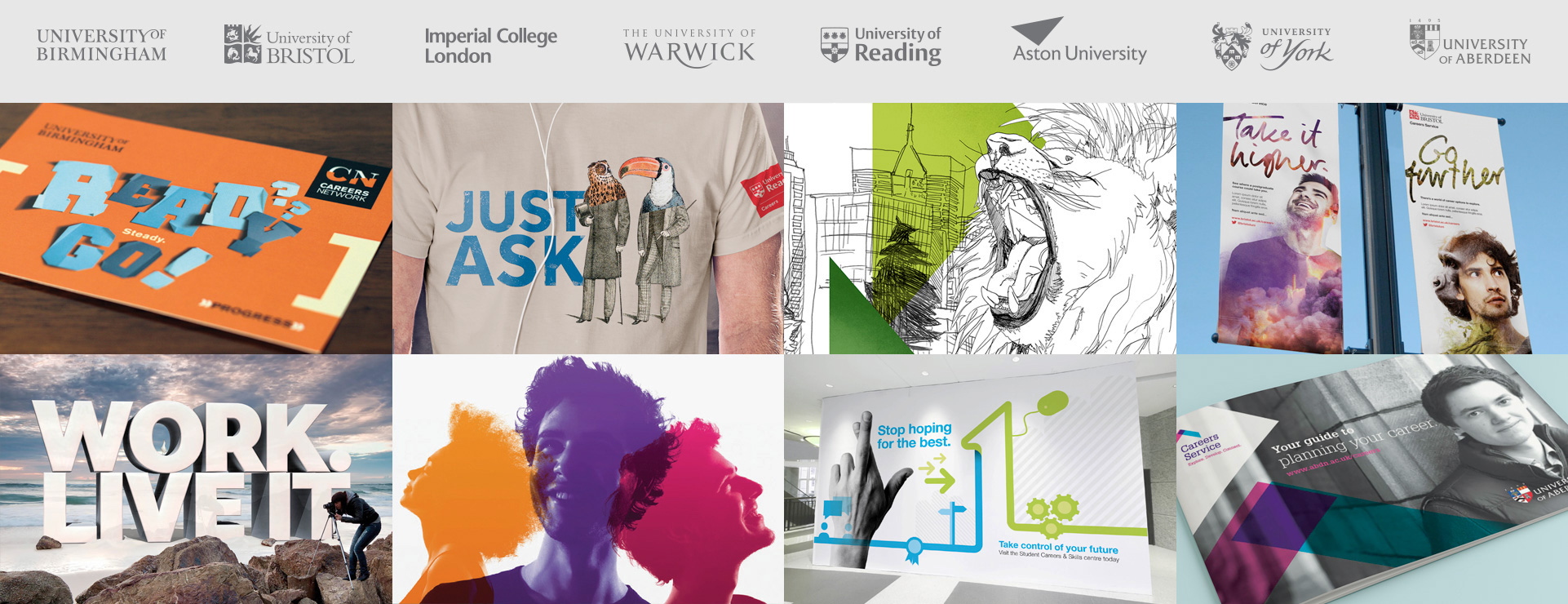 Brand, visual identity and logo design case study for University