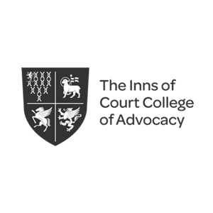 The Inns of Court College of Advocacy (ICCA) crest in grey