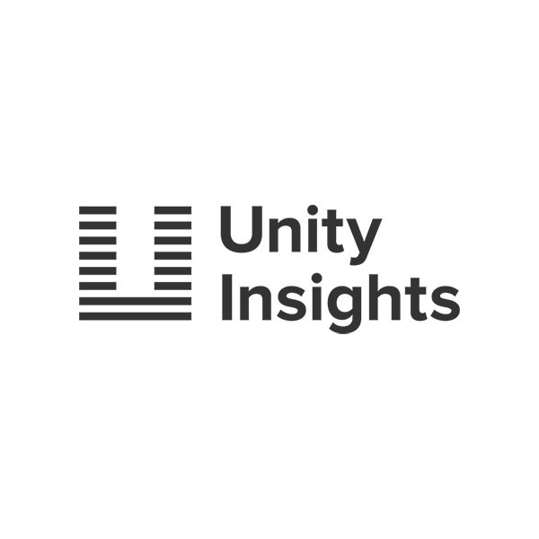 Unity Insights logo in grey