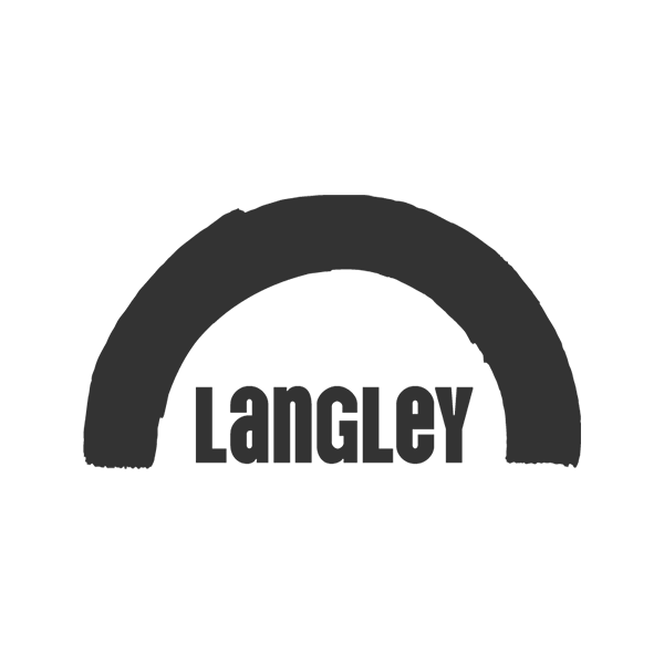 Langley Trust logo in grey