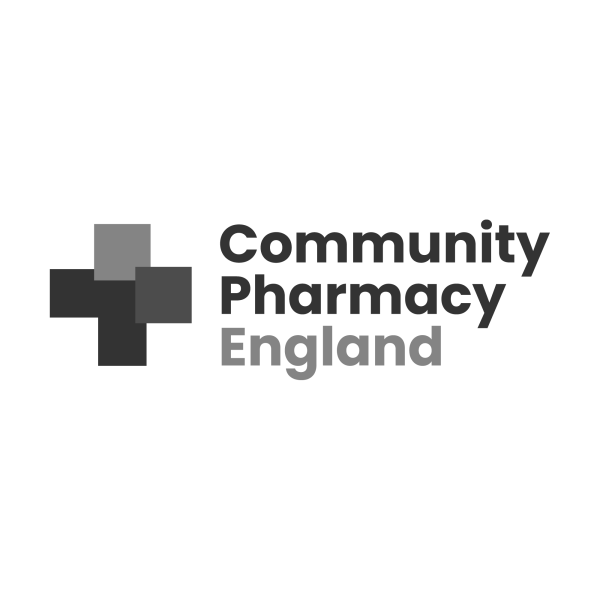 Community Pharmacy England logo in grey