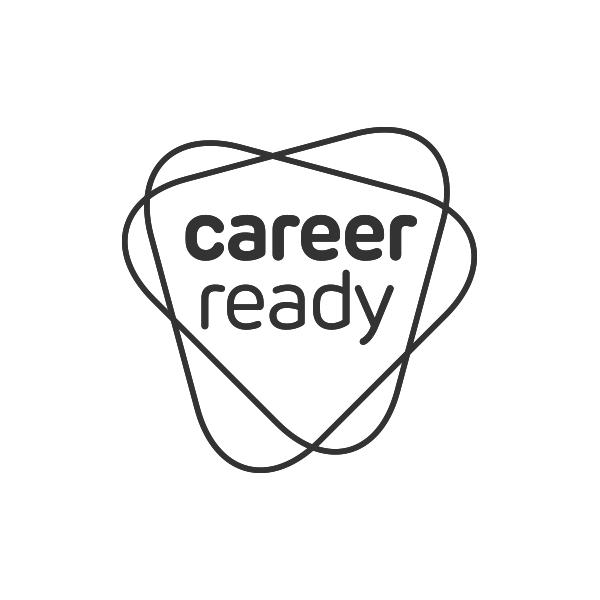 Career Ready charity logo designed by IE Brand (grey)