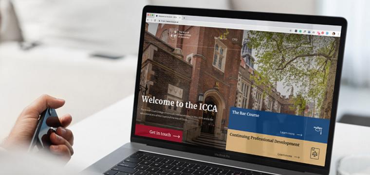 The Inns of Court College of Advocacy website by IE Digital