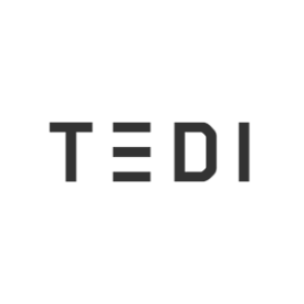 TEDI London logo in grey 