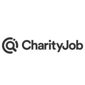 CharityJob logo (grey) by IE Brand