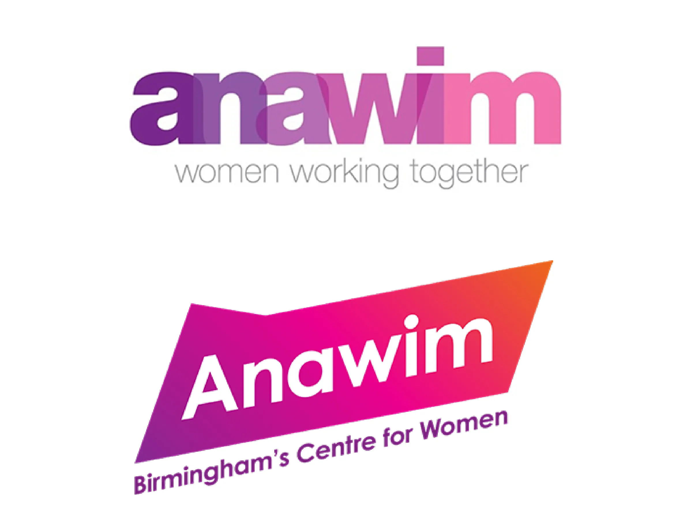 Anawim old logo and new logo