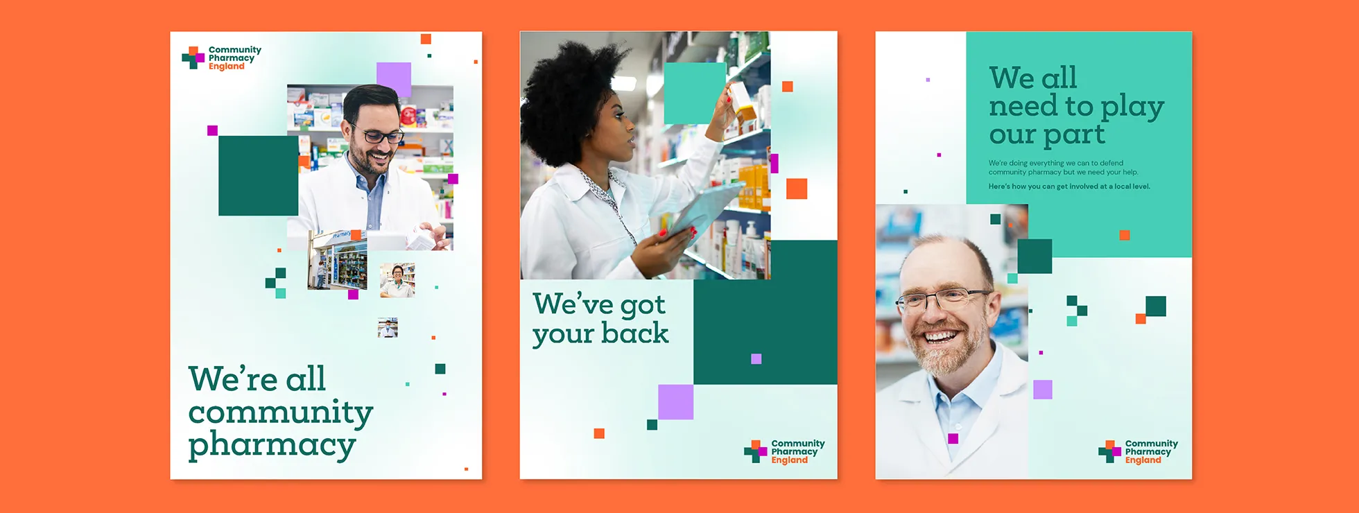 Community Pharmacy England series of posters